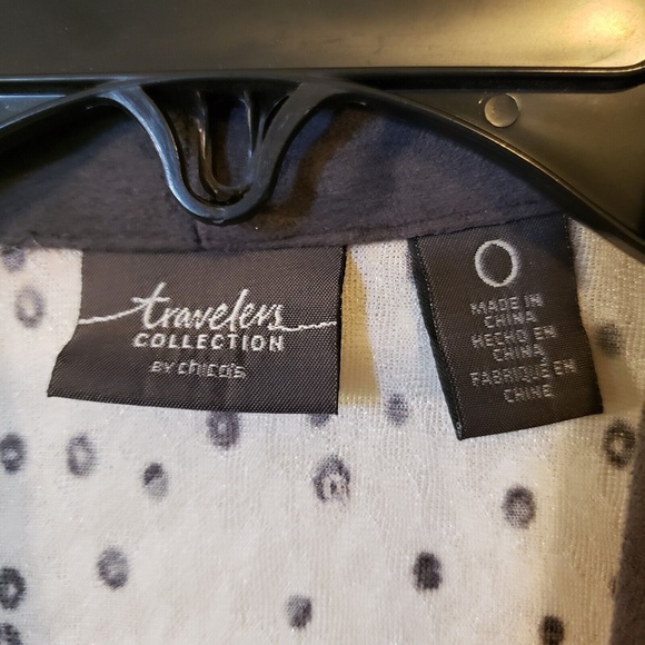 Travelers by Chicos NWOT Women's Sz Small Long Cardigan Exquisite Brown Multi - Picture 2 of 6